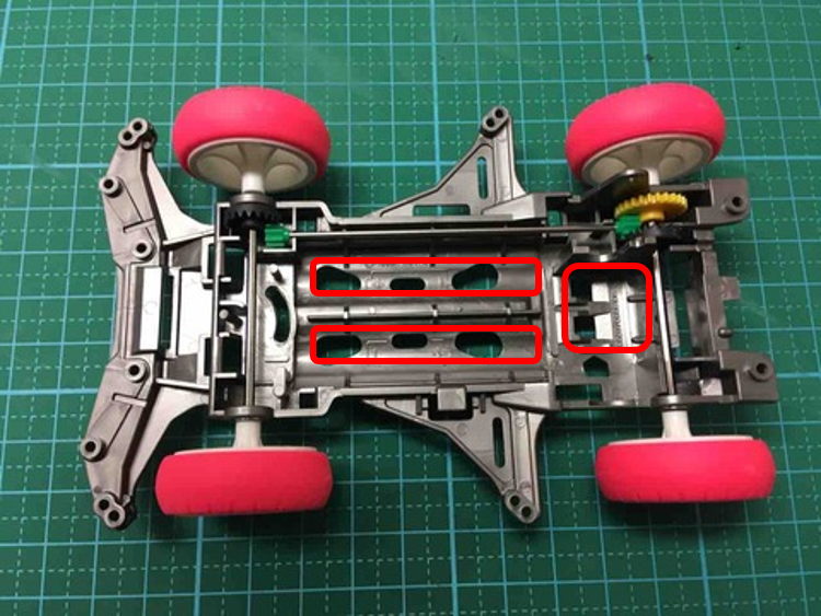 ミニ四駆VSシャーシ改造最速スピードシャーシ軽量化 : 子育て＆ミニ四