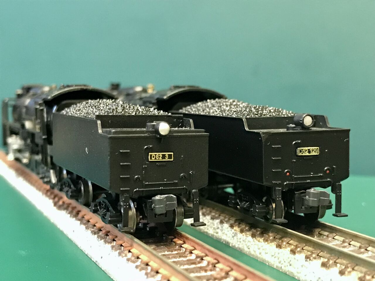 マイクロエースの「D52形」と「D62形」を並べてみました。 : エヌゲ道
