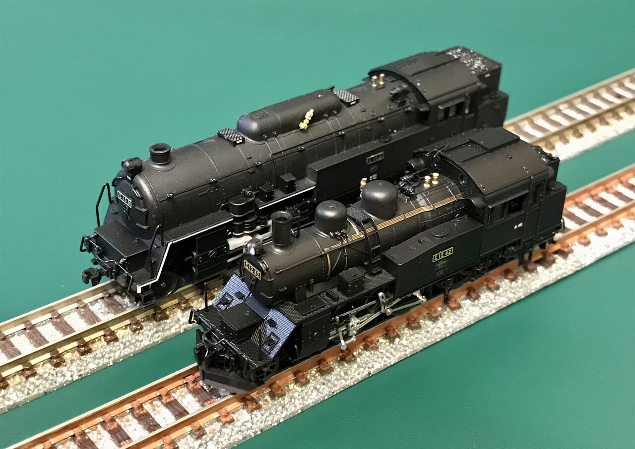 マイクロエース「E10形」と KATO「C12形」を並べてみました。 : エヌゲ