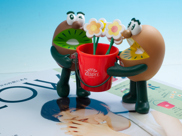 レビュー ゼスプリ キウイブラザーズ 組み立て式フルーツピックセット