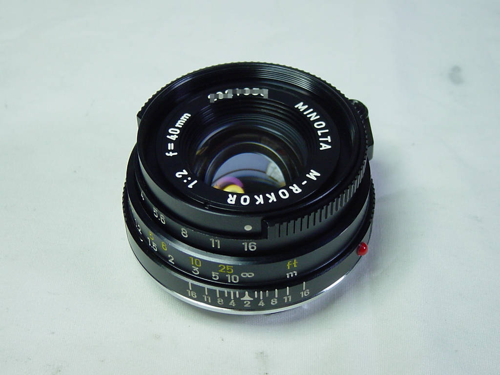 カメラ修理 ミノルタ M-ROKKOR 40mm/F2 其の二（最終回） : カメラ修理