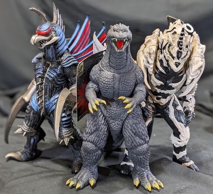 FWゴジラ・ガイガン・モンスターX（バンダイ）タグ付ソフビフィギュア