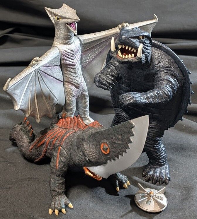 昭和ガメラ＆ギロン＆宇宙ギャオス（セガ・エクスプラス）ソフビ