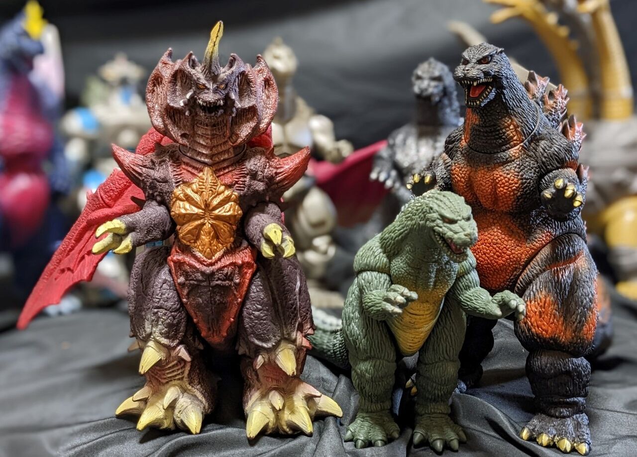 ゴジラ 平成VSシリーズ（バンダイ）ソフビフィギュア13体セット