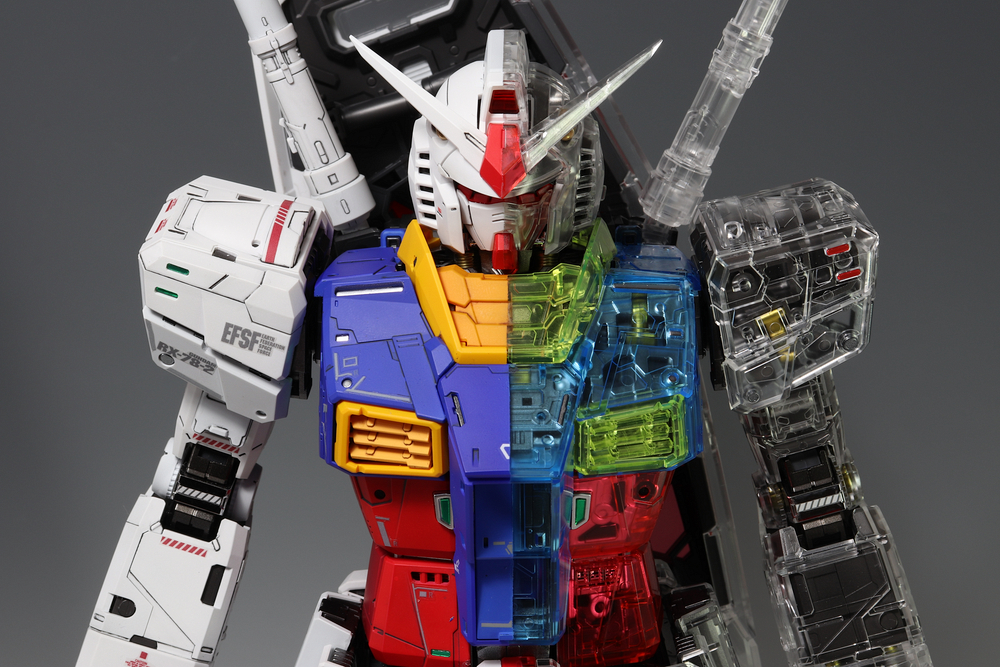 PG UNLEASHED RX-78-2ガンダム クリアカラーボディ 完成編 : デンデロ