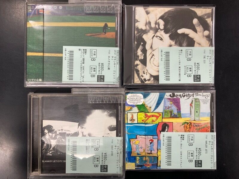 ブランキー・ジェット・シティ 中古CDまとめて入荷しました