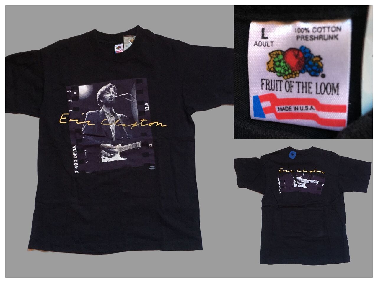 T-SHIRT】90'S VINTAGE！ERIC CLAPTON Tee 複数入荷 : ディスク