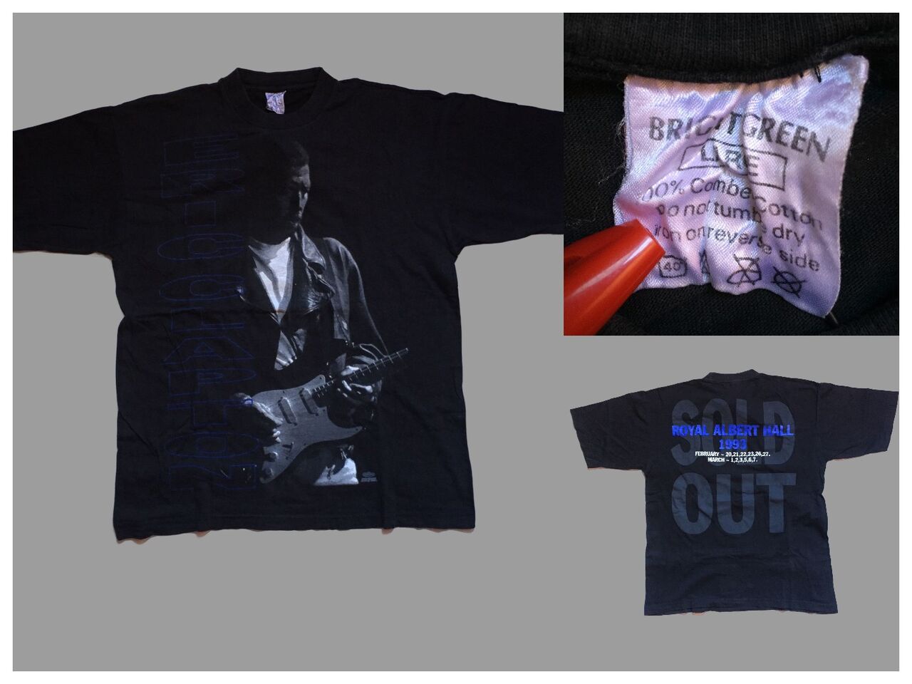 T-SHIRT】90'S VINTAGE！ERIC CLAPTON Tee 複数入荷 : ディスク