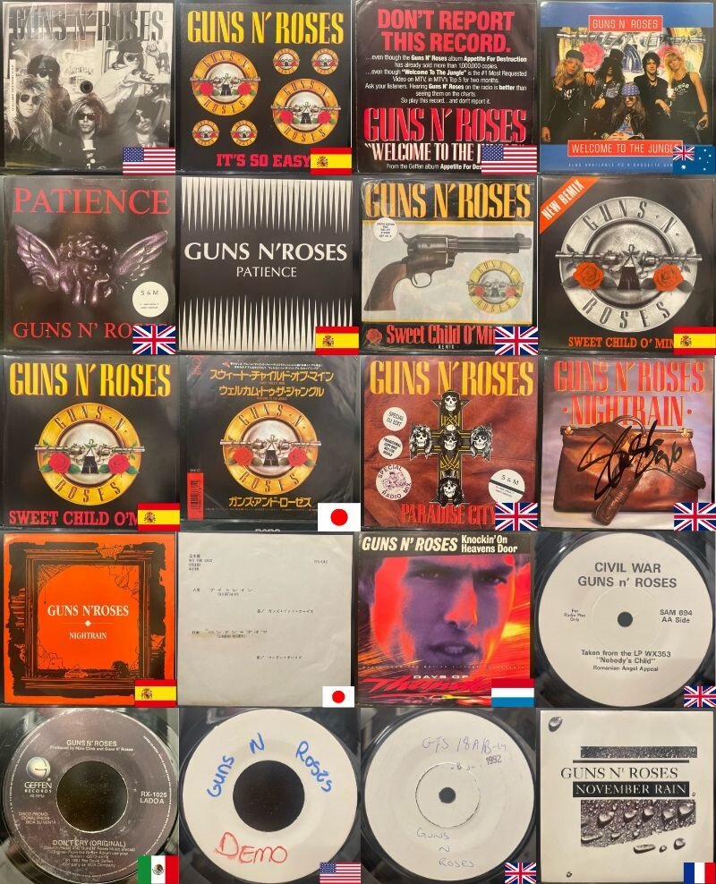 オンラインに出品いたしました！6/9(日) 「GUNS N' ROSES RECORD fair
