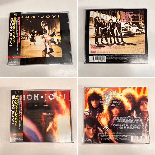 廃盤】BON JOVI/GUNS 'N ROSES/MOTLEY CLUE 稀少CD入荷！【旧規格