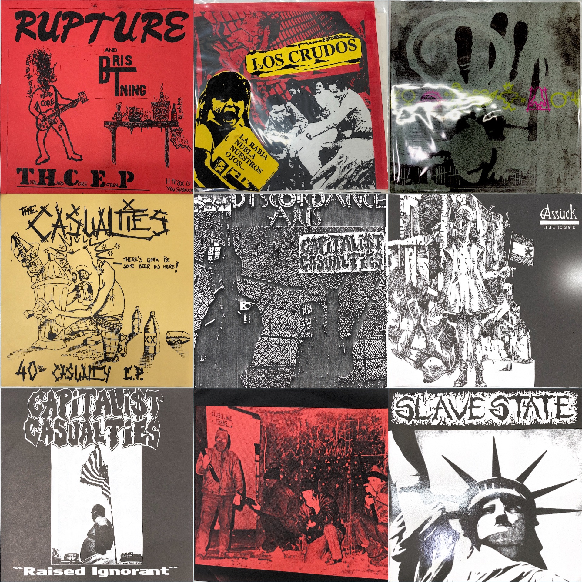 1/16(金)中古RD入荷速報！PUNK/HCの7インチレコードが大量入荷！軒並み