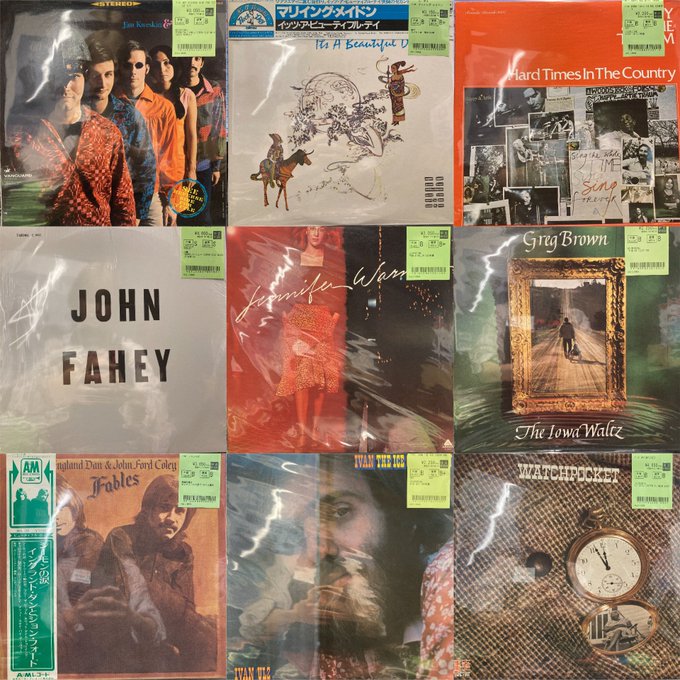 7/9(水) ROCK中古レコード新入荷情報】アメリカンロックを中心とした名