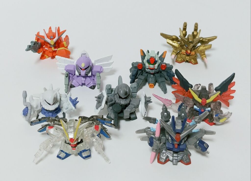 前編 SDガンダムフルカラー STAGE62 リスト バンダイ ガシャポン 画像