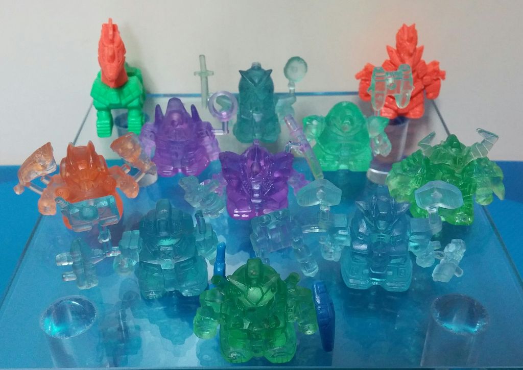 SDガンダム ガン消し part30 マーク30 リスト 台紙 クリア