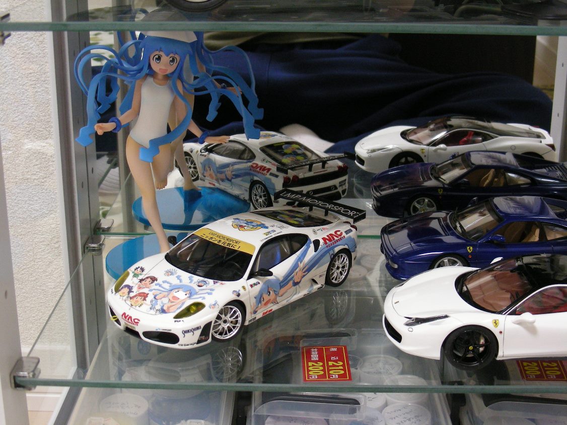 フジミ 1/24 イカ娘フェラーリF430challenge 2012 製作22 : ビアンコ藤