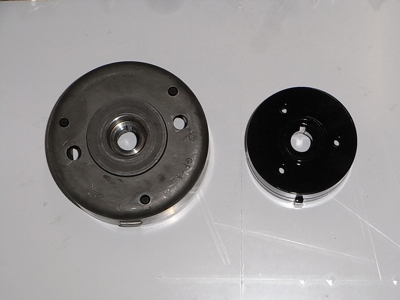 カブ2号、軽量フライホイール装着 : カブ＆ピース！