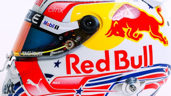 マックス・フェルスタッペン、アメリカ仕様のヘルメット : F1通信jp