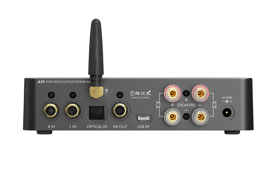 LOXJIE A30」 新型Class-DアンプIC搭載、RCA／SPDIF／USB／Bluetooth