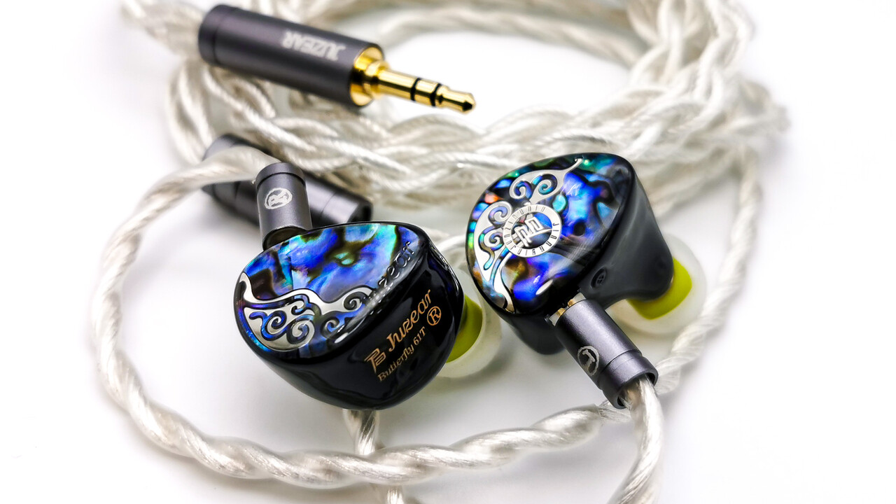 JUZEAR Butterfly 61T」 美しいシェルにKnowles製BAとCCP振動板