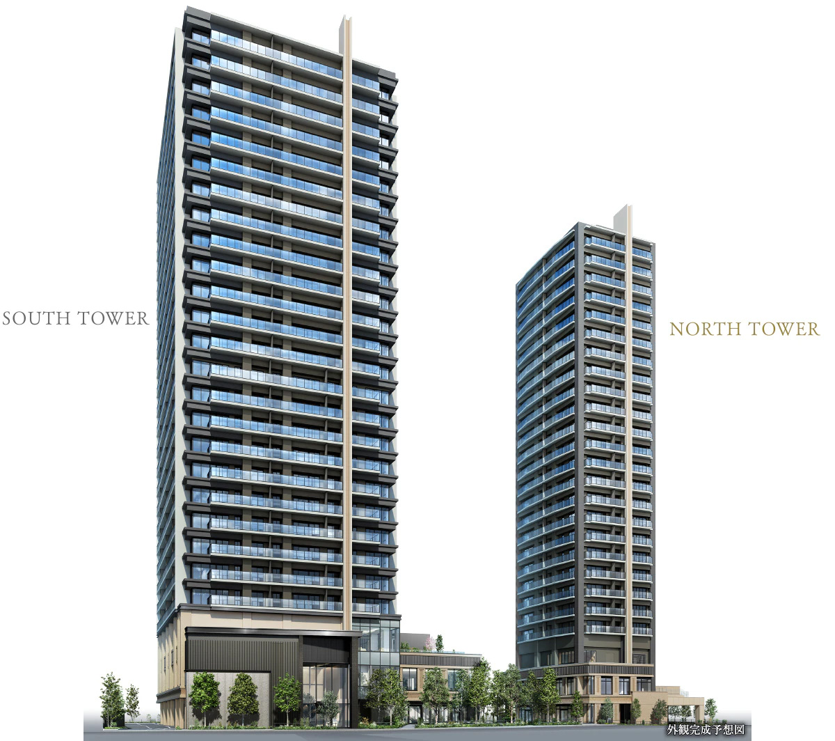 大山町のツインタワマン！地上26階・25階「シティタワーズ板橋大山」の