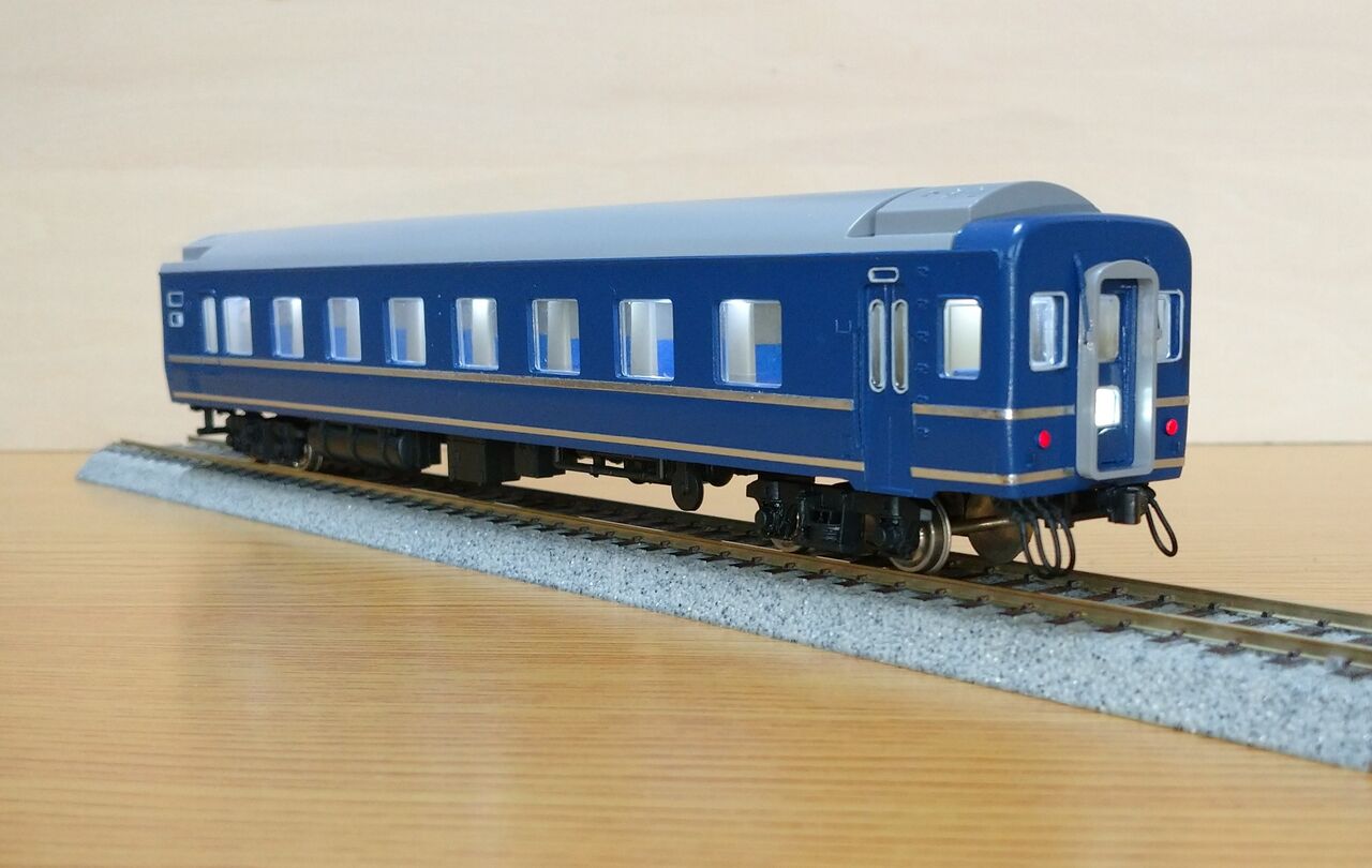 アリイの24系ブルトレ製作記（完成編） : カズさんの鉄道模型製作の日々