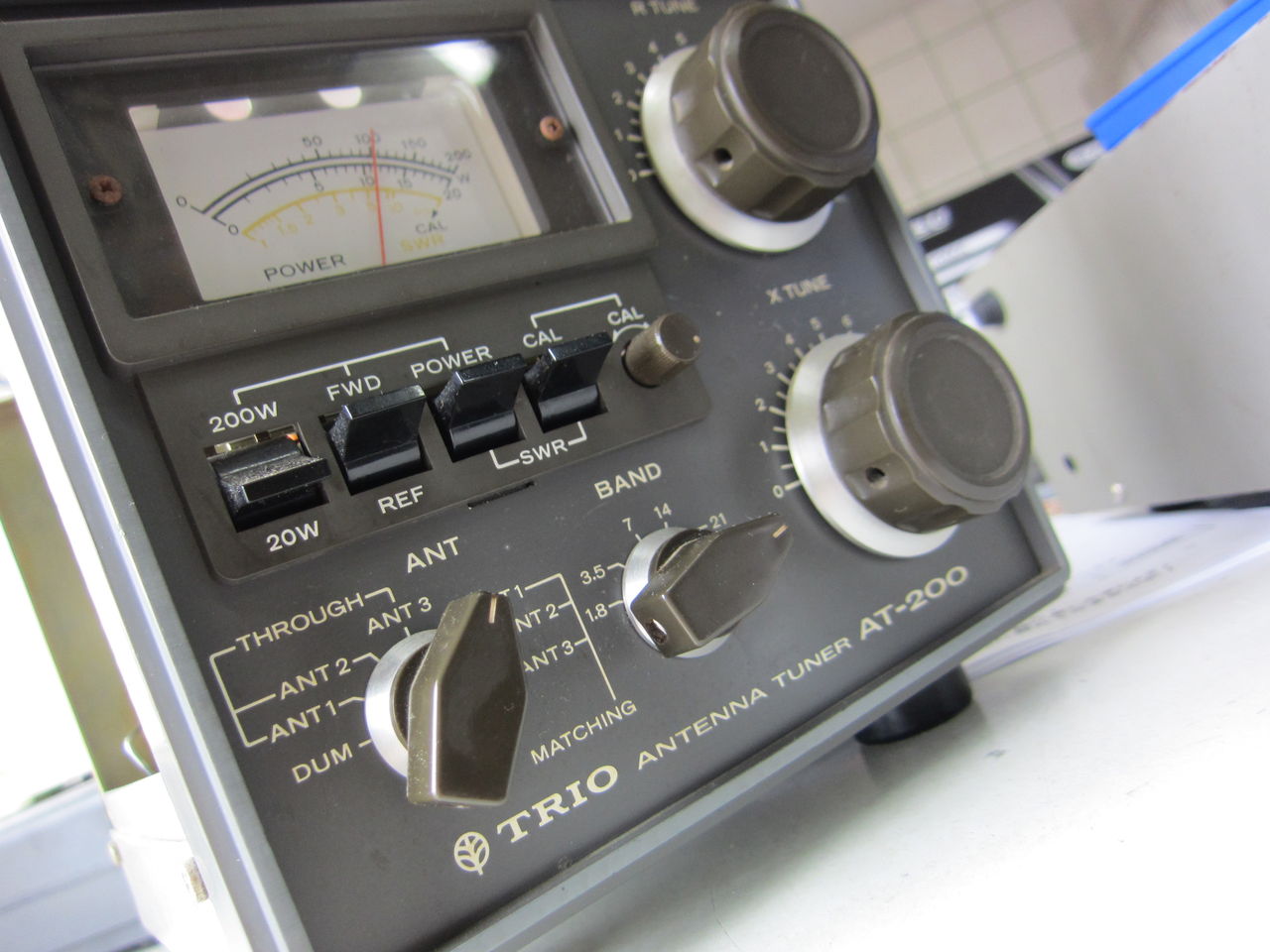 TRIO AT-200 アンテナチューナー Kenwood TRIO AT-200 Ham Radio