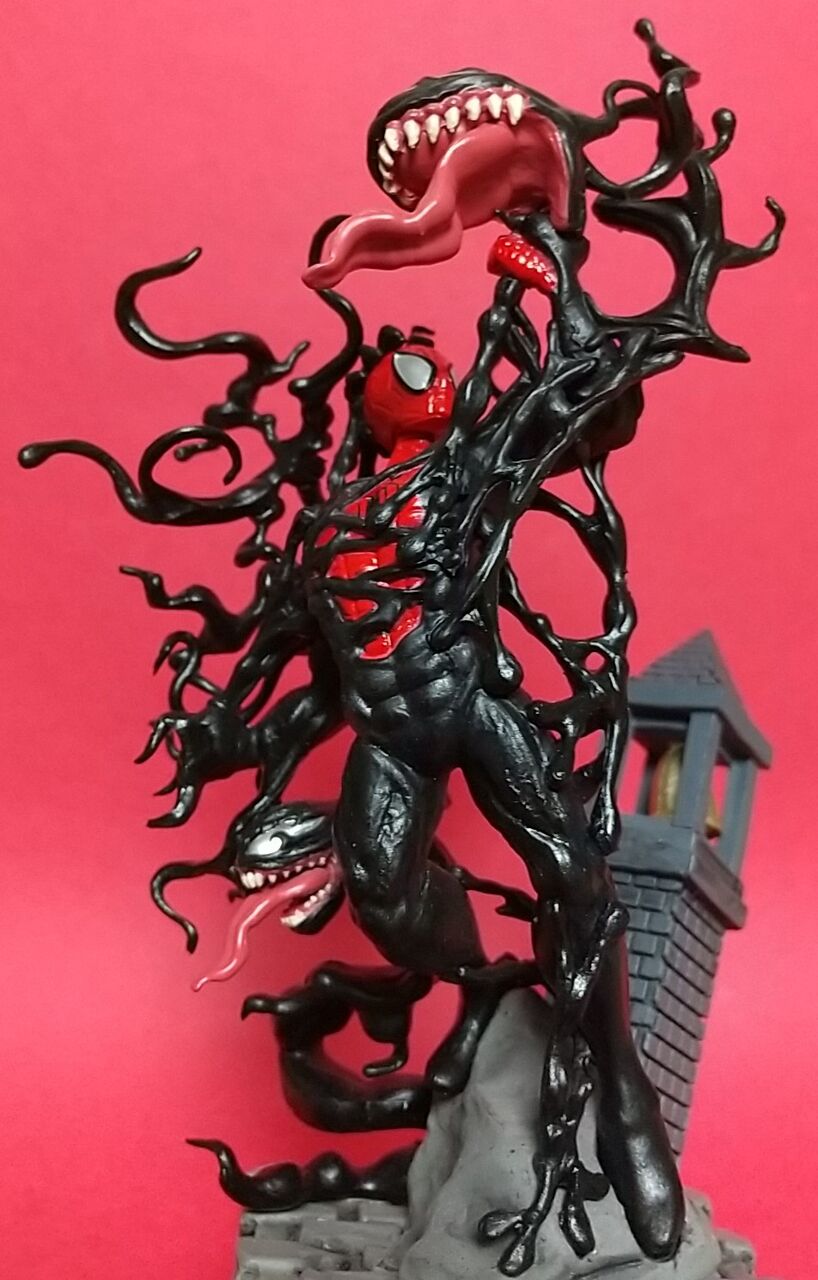 スパイダーマンvsヴェノムのジオラマスタチュー】D-Stage #40 Marvel