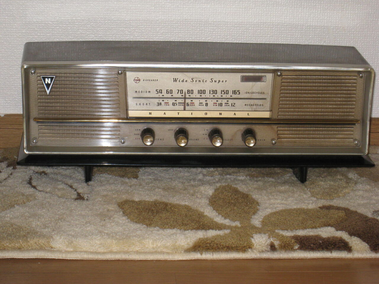 ナショナル真空管ラジオDX365の修理 : 真空管ラジオ修理キッシー工房