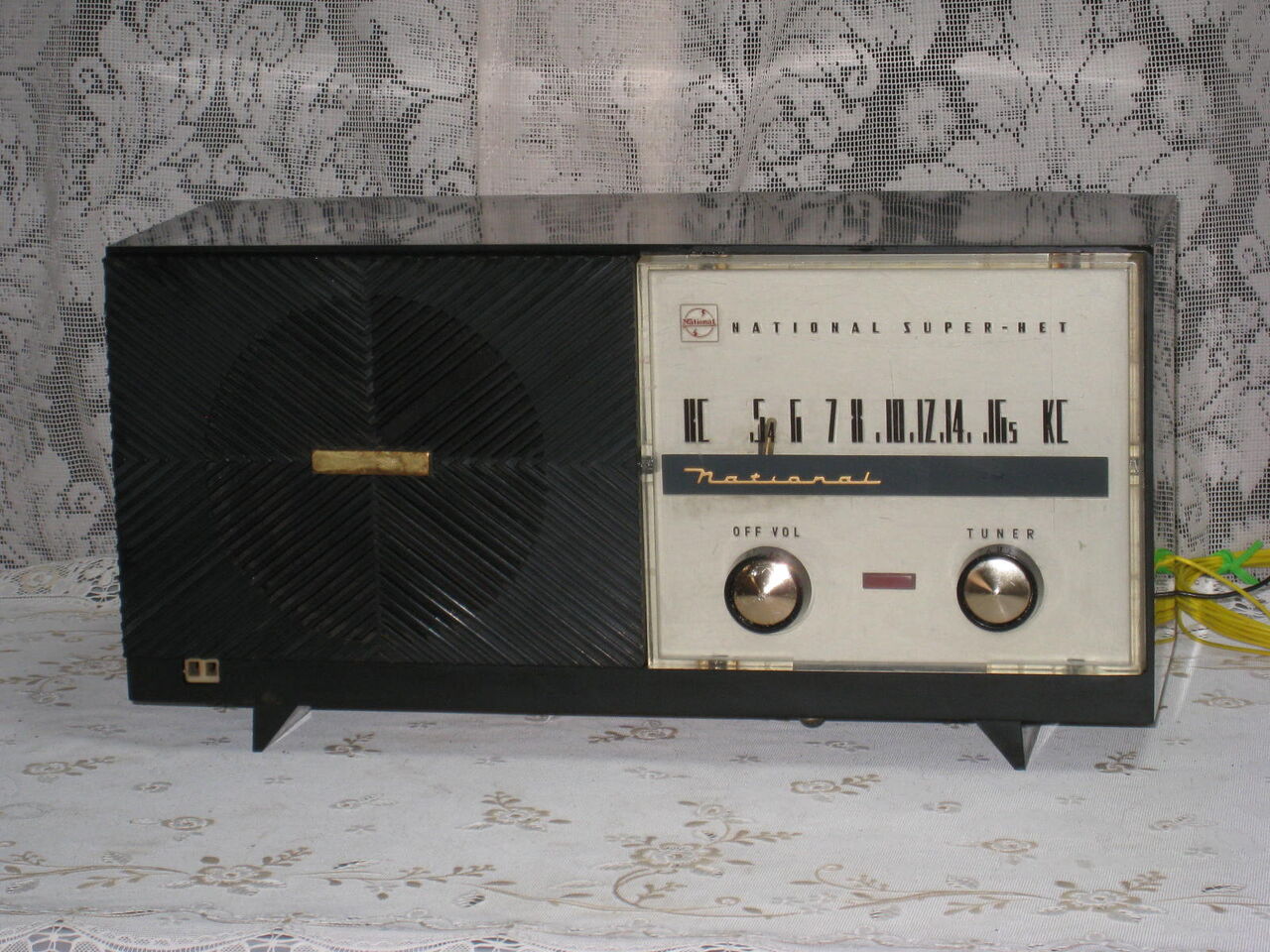 真空管ラジオ ナショナルCX-455 の修理 : 真空管ラジオ修理キッシー工房