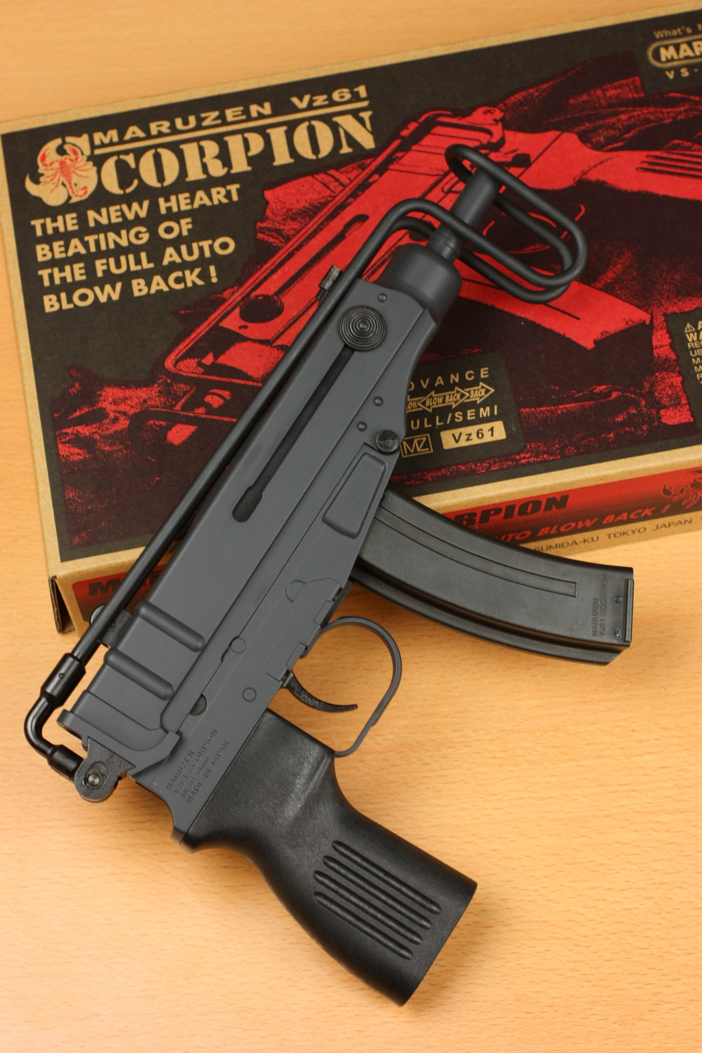 マルゼン Vz61スコーピオン レビュー お手軽ガスブローバックSMG : GUN