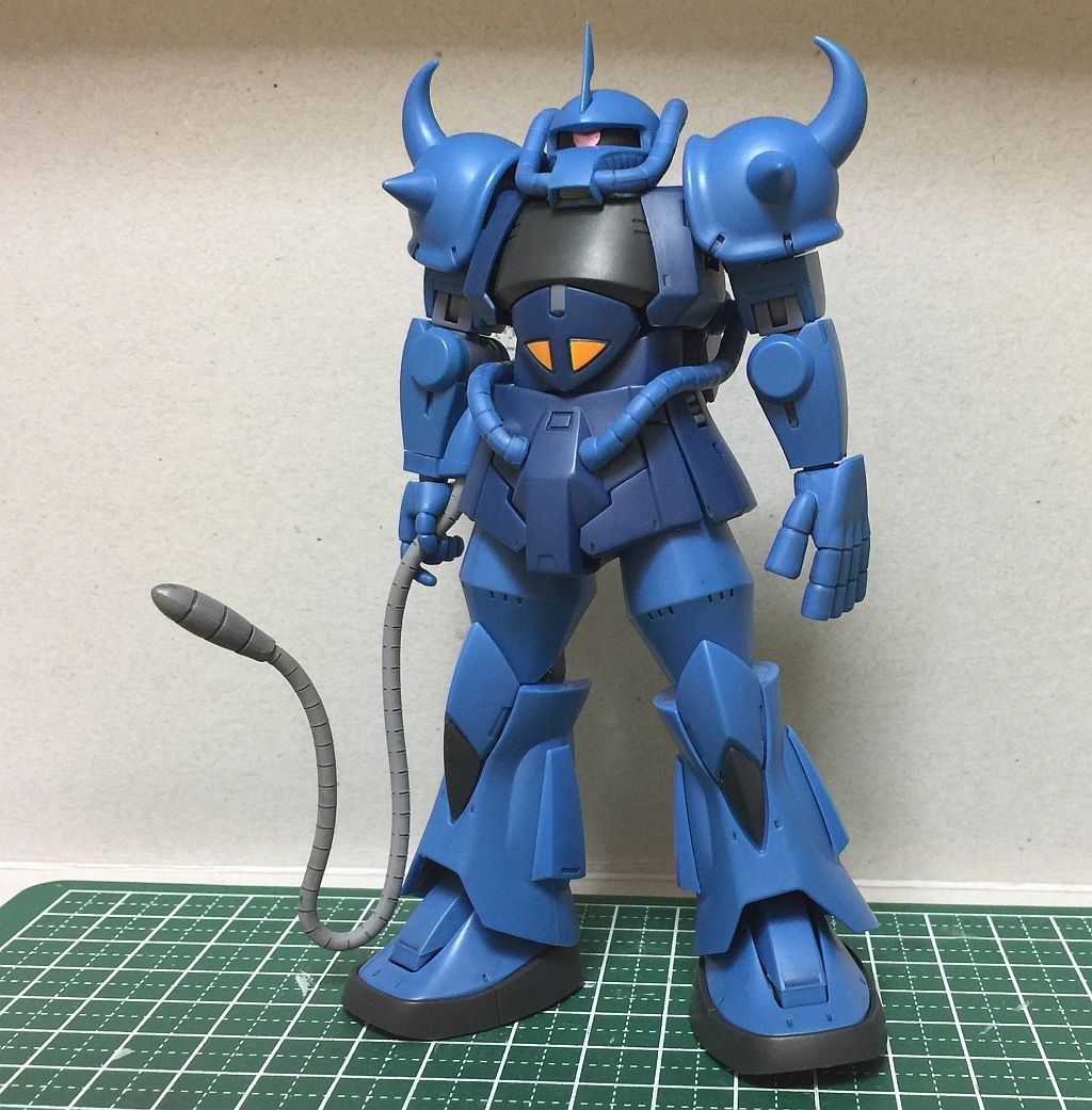 ROBOT魂グフVer.A.N.I.M.E.ウェザリング仕上げ その1 スミ入れ