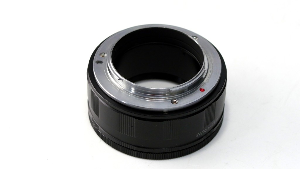 M42マウントのレンズ 接写ヘリコイド内蔵 フジXマウント用マウント