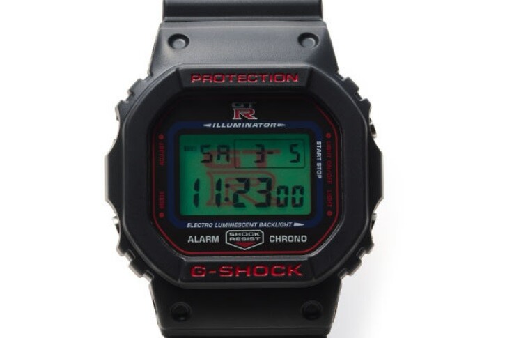 NISSAN GT-R × G-SHOCK！ベースはDW-5600、普通液晶でバックライトに