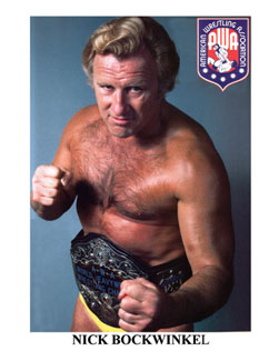 貴重WWE AWA世界ヘビー級チャンピオン ニック・ボックウインクル直筆