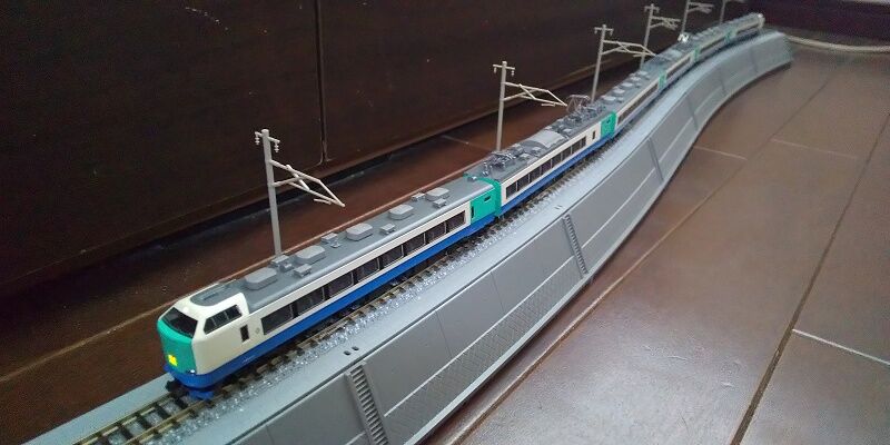 TOMIX…築堤大カーブS字レールセット＜3＞・築堤大カーブレール延長部