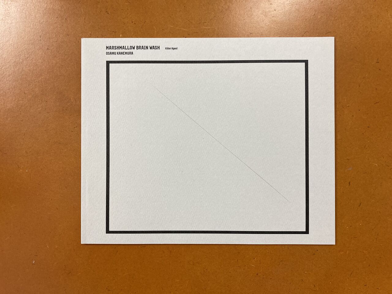 金村修写真集『Marshmallow Brain Wash』 (私家版、2020年発行) : 蒼穹