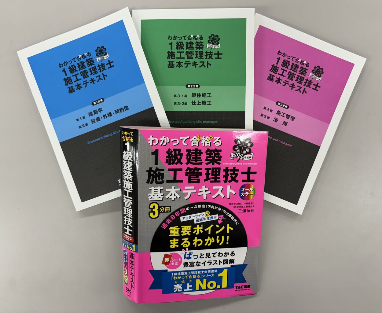 1級建築施工管理技士 2025年度版 テキスト＆問題集 : TAC建築
