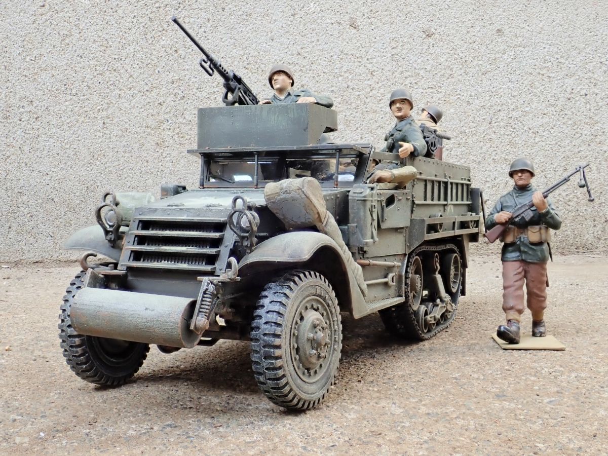◉M3A2ハーフトラック（TAMIYA 1/35 MM70）1976年製作&レストア : T.M.