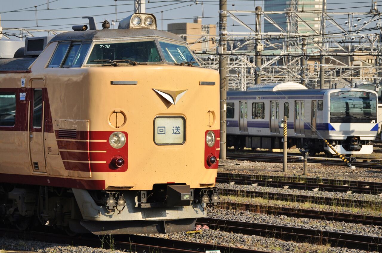 新潟車両センターの485系T18編成 - れいるのおと