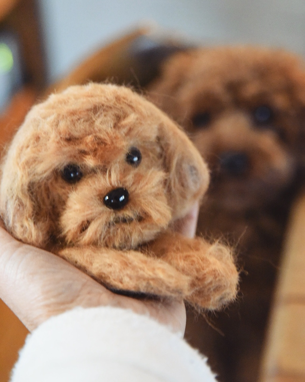 ☆100均”ダイソー”だけでできる！可愛いペットを羊毛フェルトで再現し