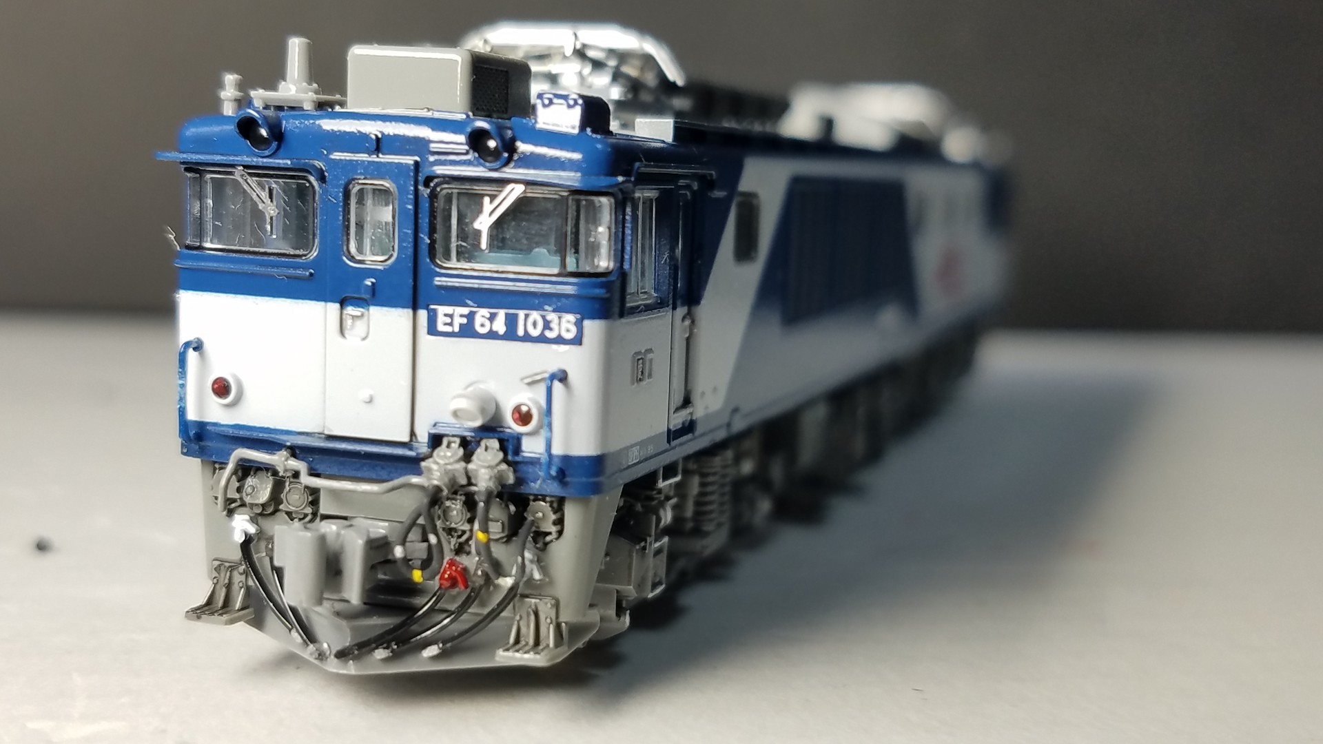 Kato 3024-1 EF64 1000 JR貨物新更新色の加工整備完成 : （仮称）東北