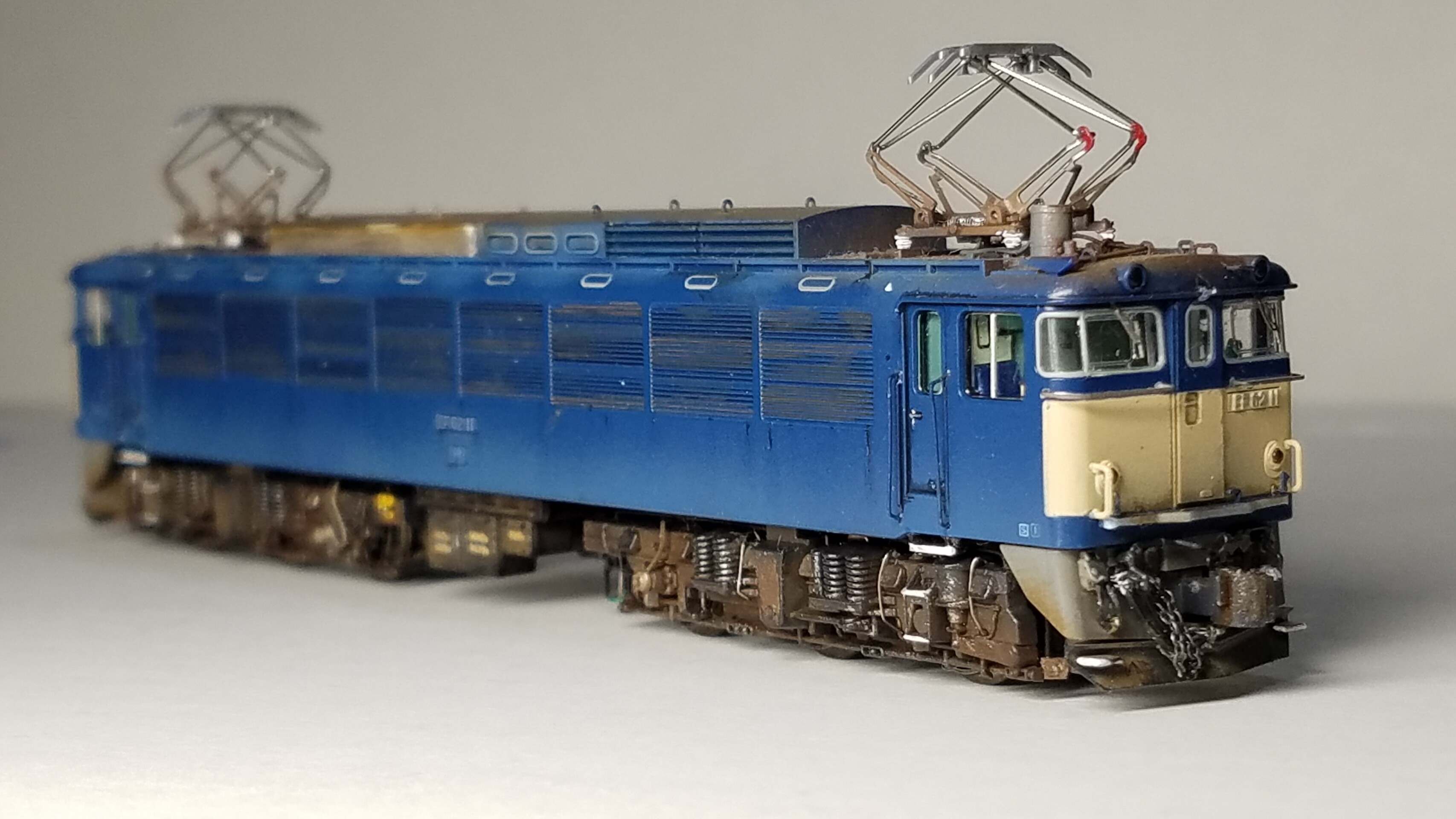 Kato 3058-1 EF62 前期形 11号機の追加台車の精密加工整備 : （仮称