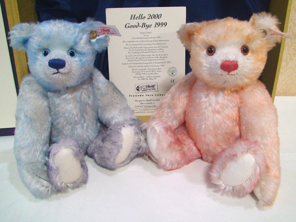 シュタイフ社・1999年限定 「Hello 2000 Good-Bye 1999」 : よきべあ