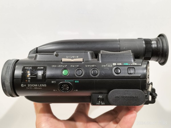 1990/平成2/SANYO/ZEEMA/VM-ES88型/FUZZY AUTO FOCUS & IRIS/光学6倍