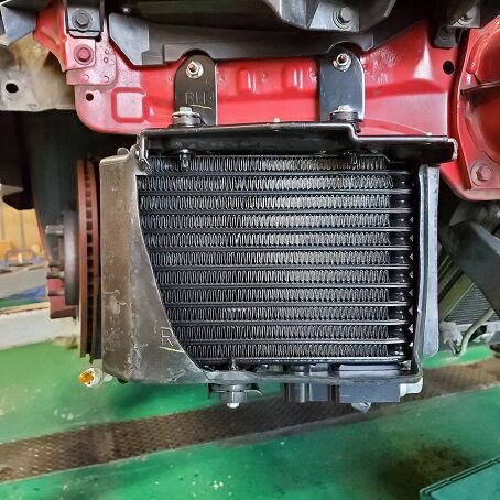 RX-8 マツダスピードオイルクーラー 取り付け : ロータリーエンジン