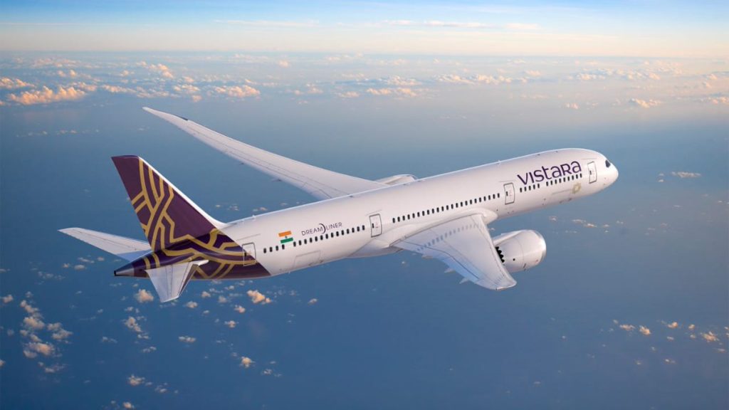 Vistara inducts third Boeing 787-9 (With A Different Product