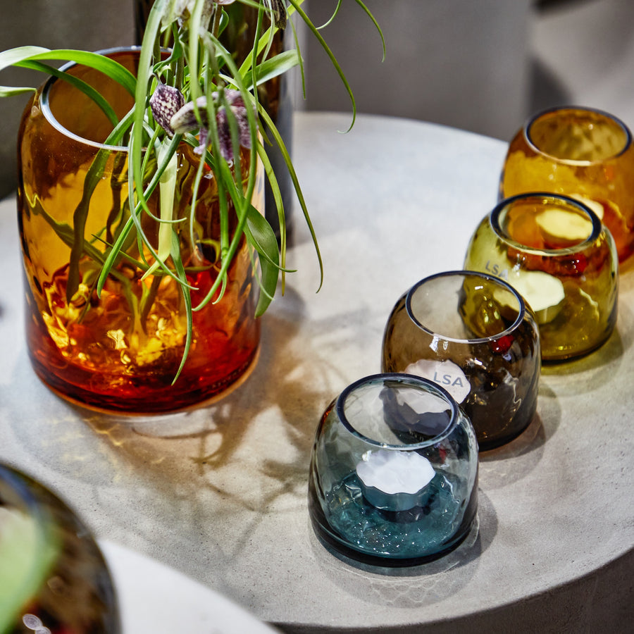 LSA Dapple ダップル Tealight Holder/Vase H7cm (ウッドランド