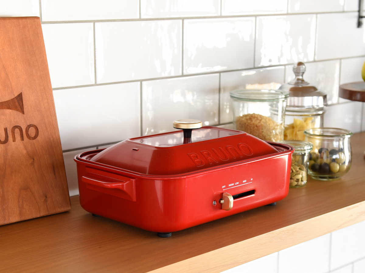 dショッピング |BRUNO コンパクトホットプレート たこ焼きプレート付き