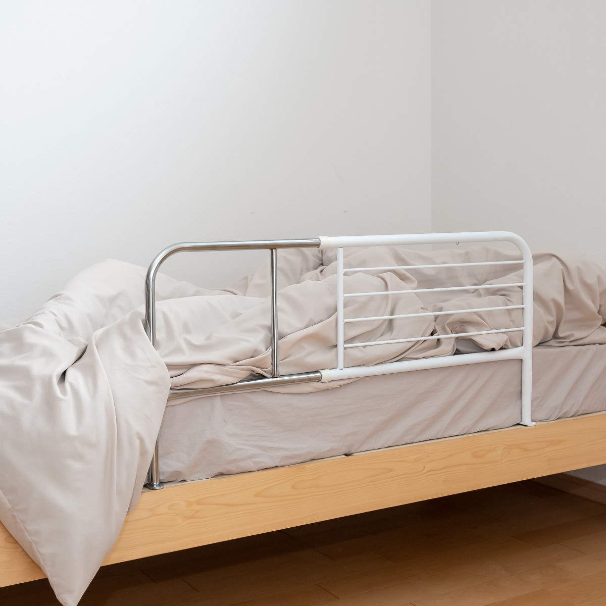 ベッドガード 高さ45cm 3個セット 伸縮式 幅95～120cm ハイタイプ