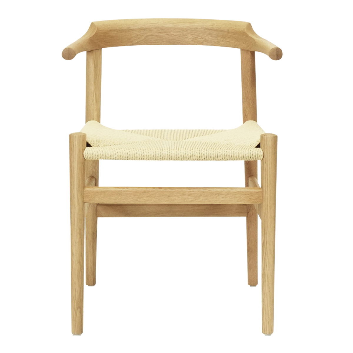 ダイニングチェア 座面高46cm ペーパーコード オーク ラストダイニング